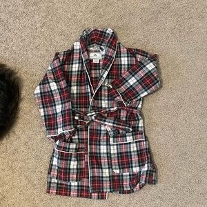 Petite Plume Festive Tartan Robe